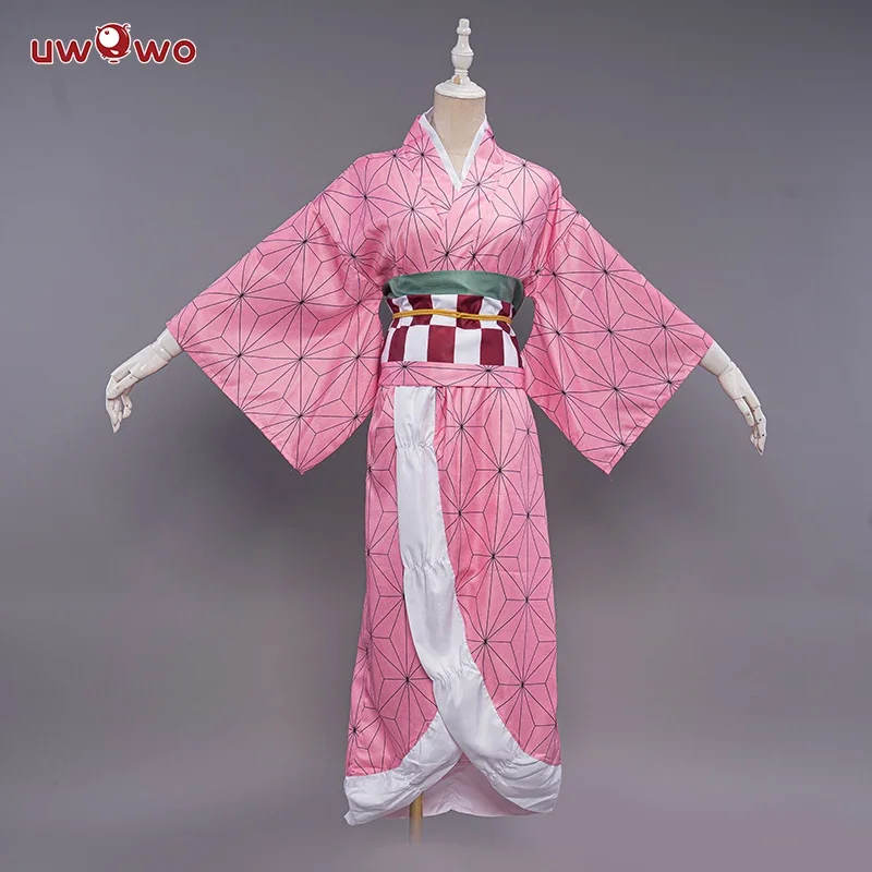 Костюм для косплея Nezuko новый дизайн пальто Kamadoo Haori Униформа рубашка брюки пояс