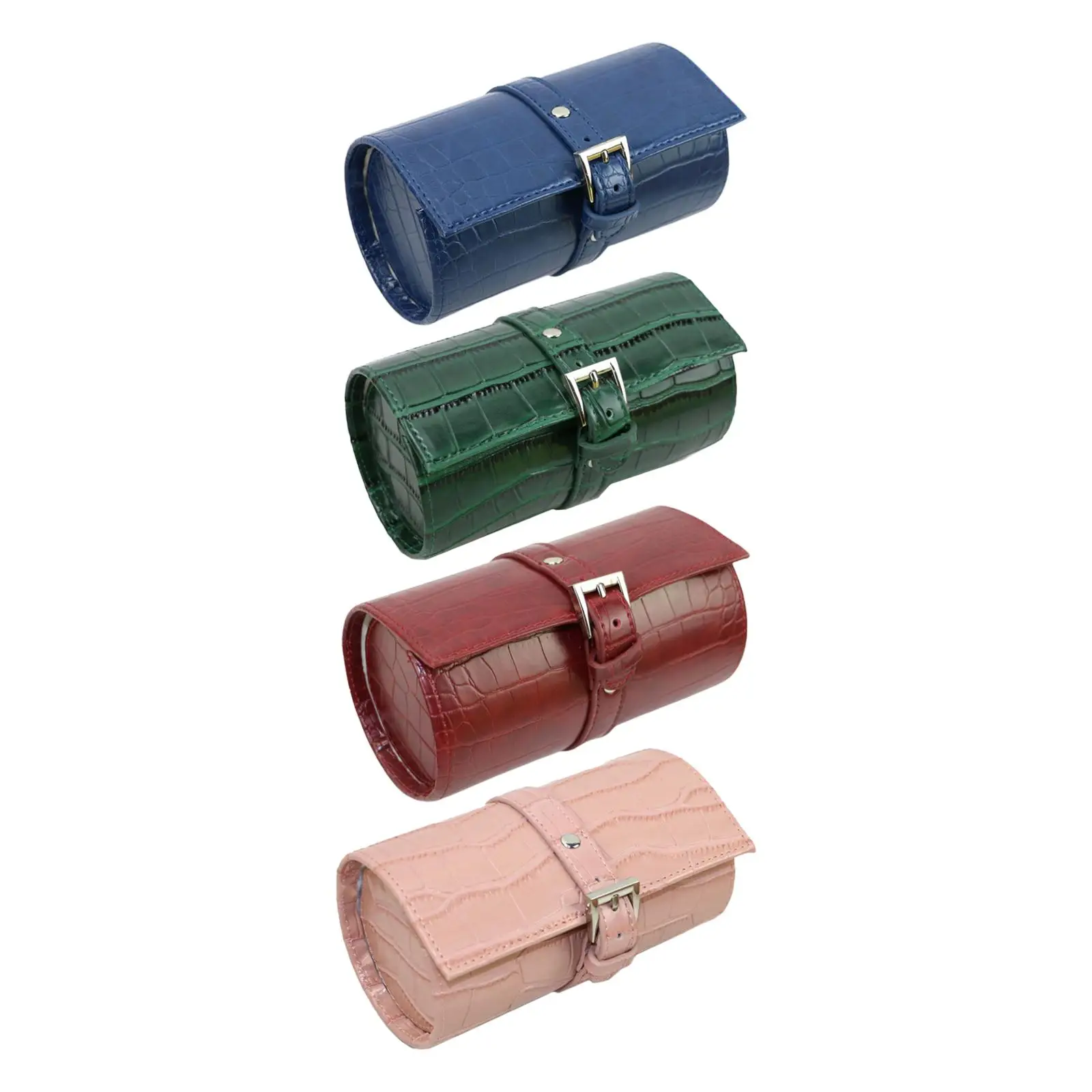 

Watch Travel Case PU Leather Watch Storage Box Anti Scratching Protection Vintage Display for Bracelets Watches men