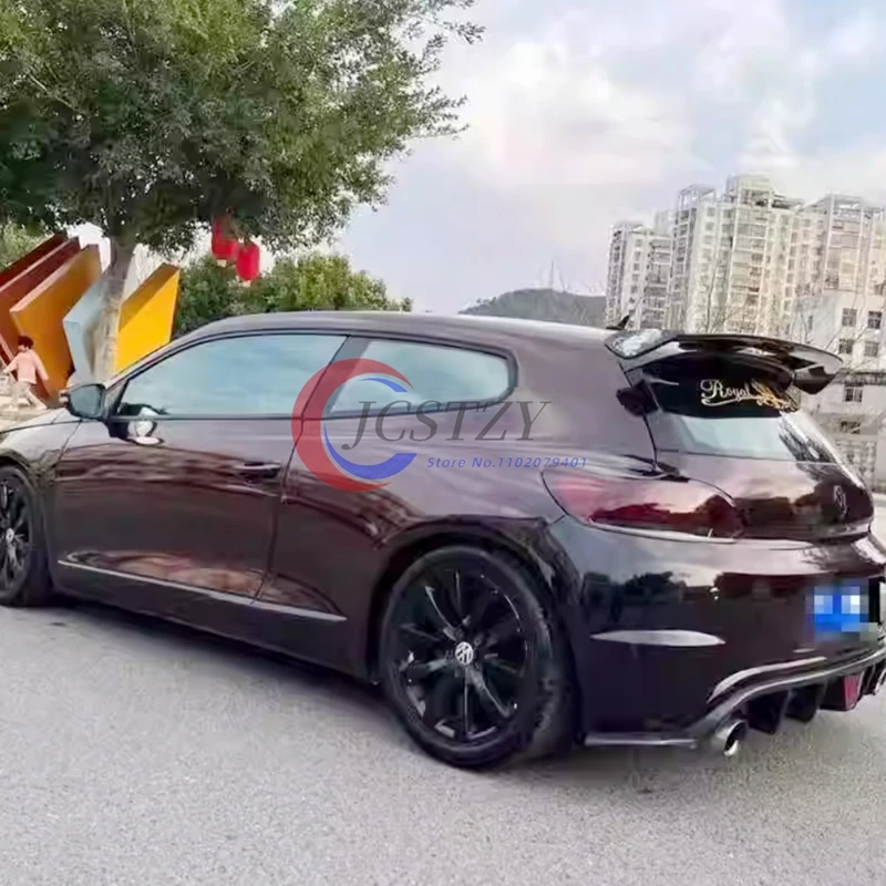 

Автомобильный задний спойлер на крышу, крыло для Volkswagen Scirocco Standard 2008-2017, не R, задний багажник, крыло, спойлер, губа