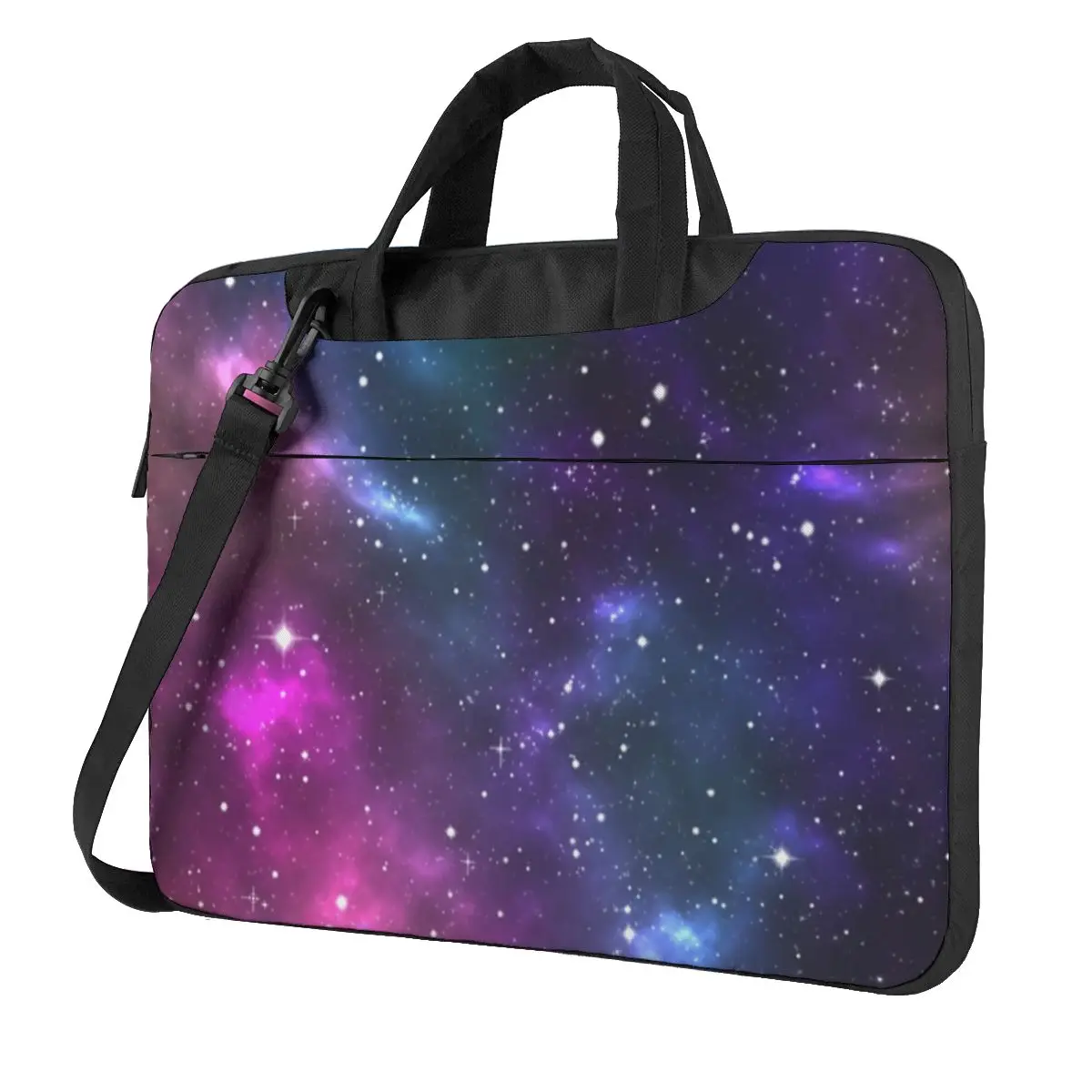 

Purple Blue Galaxy Nebula Laptop Bag Stardust Graphic For Macbook Air Pro Acer Dell Stylish Waterproof Case 13 14 15 15.6 Pouch