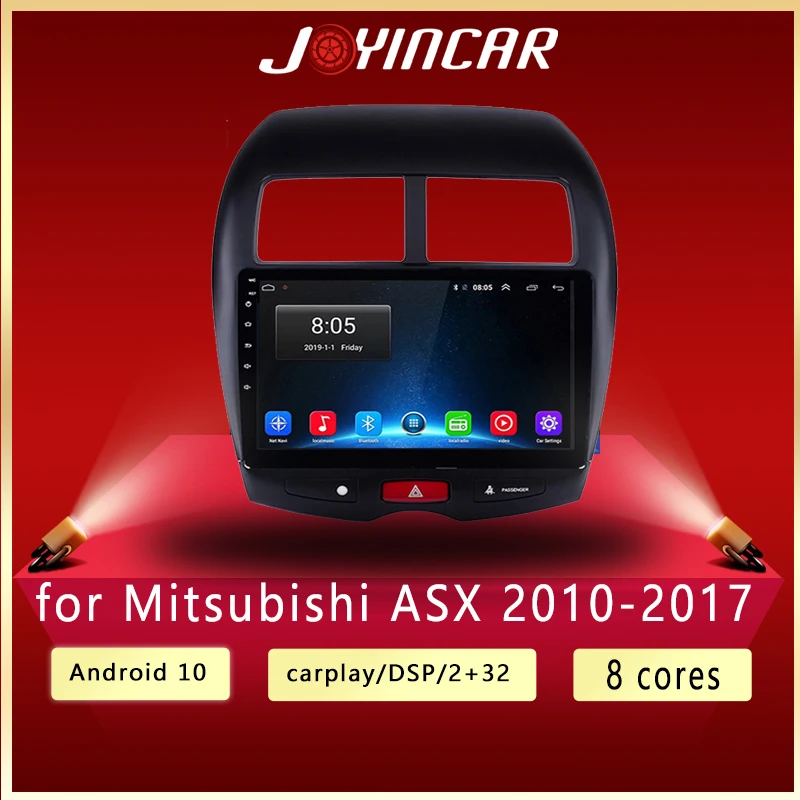 Автомагнитола 4G RDS DSP мультимедийный видеоплеер Android 10 2 din dvd Carplay Navi GPS для Mitsubishi ASX 1