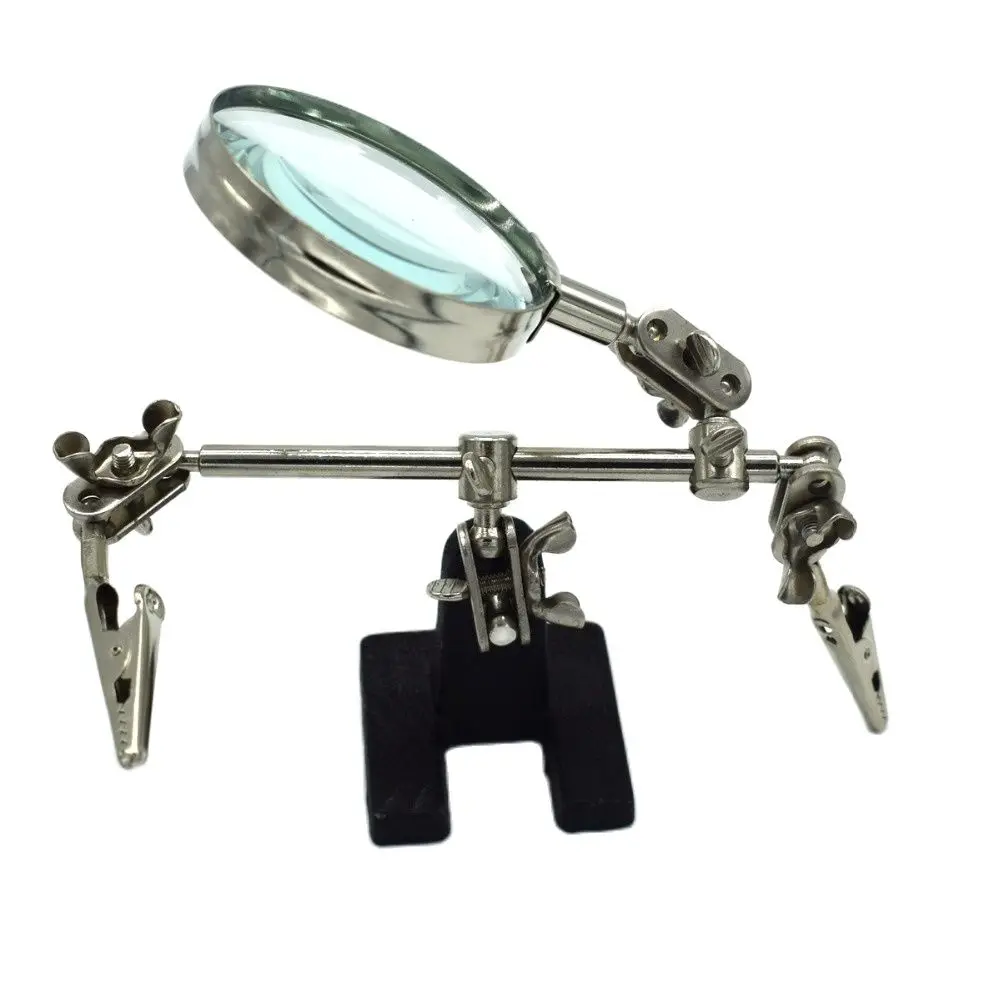 

Подставка для паяльника «третья рука», зажим с увеличительным стеклом, ювелирные инструменты