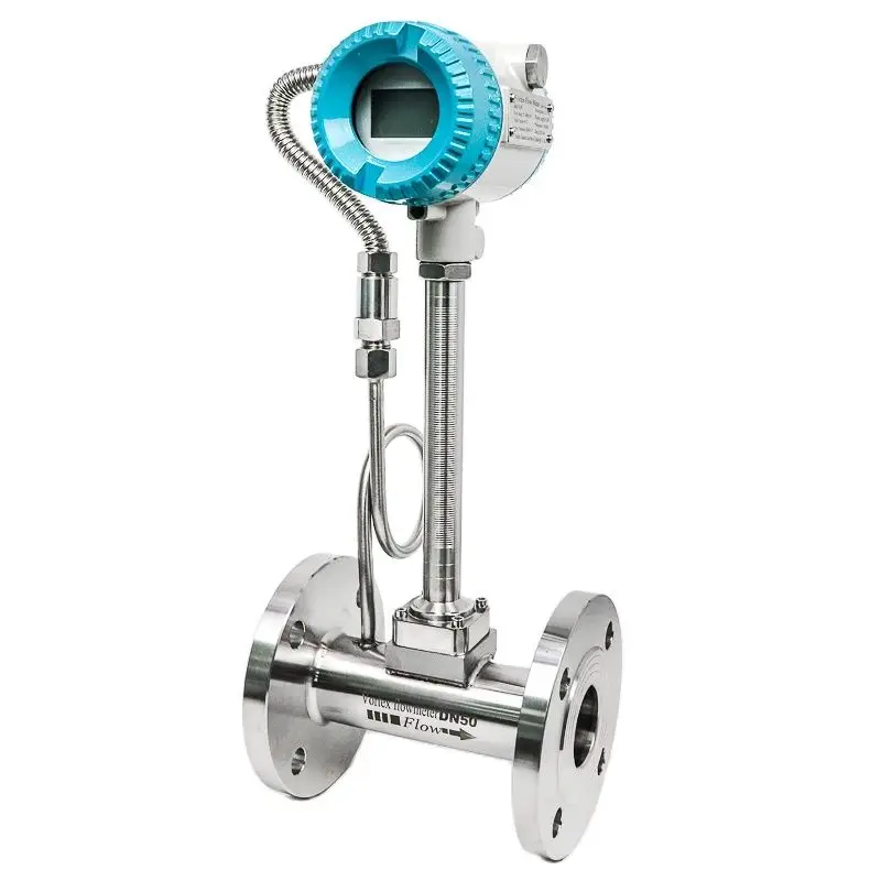 unkowa czujnik przepływu gazu Wysokotemperaturowy przepływomierz pary grzewczej Rozmiar 2&quot Przepływomierz wirowy