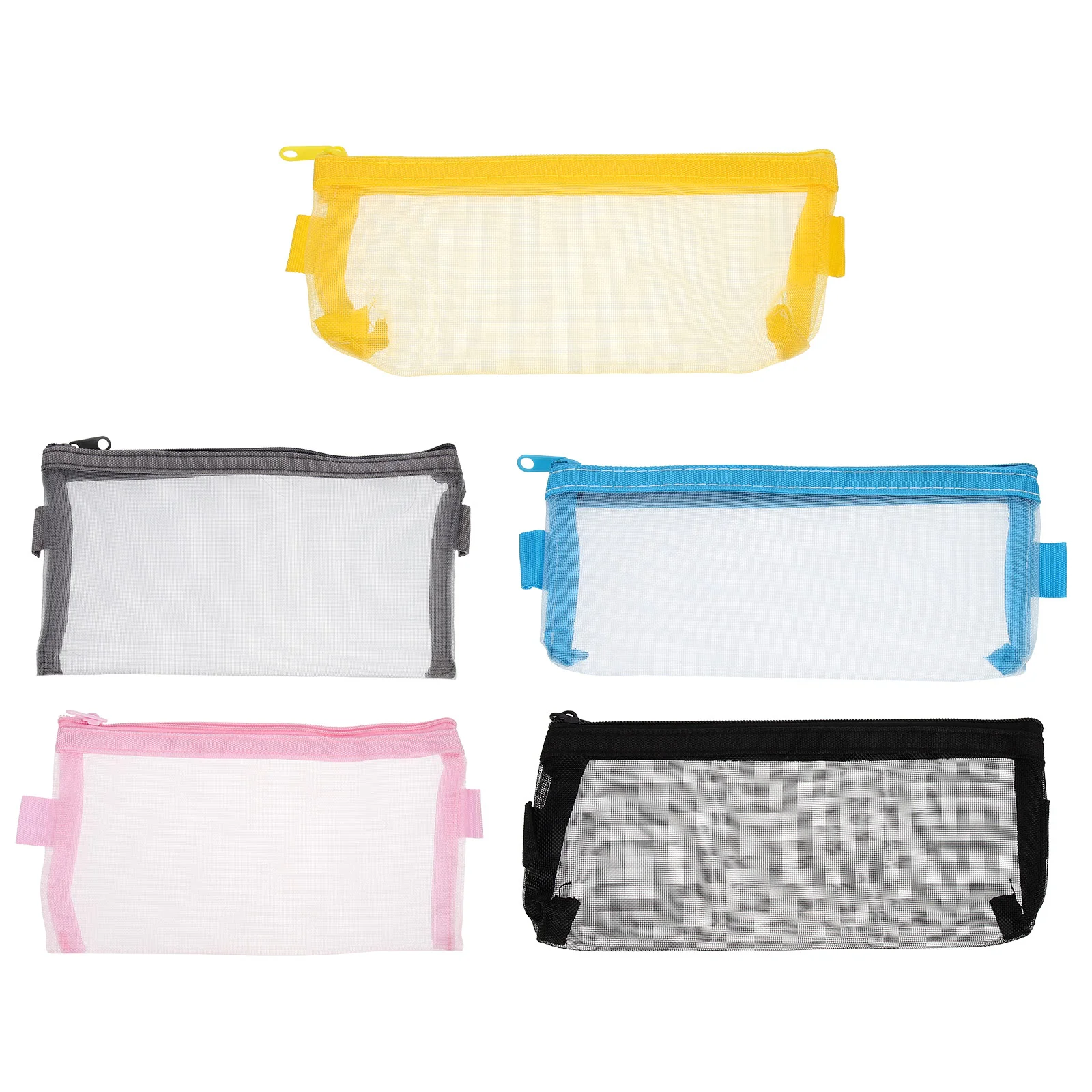 

5pcs Convenient Pencil Storage Bags Students Pencil Bags Stationery Holders