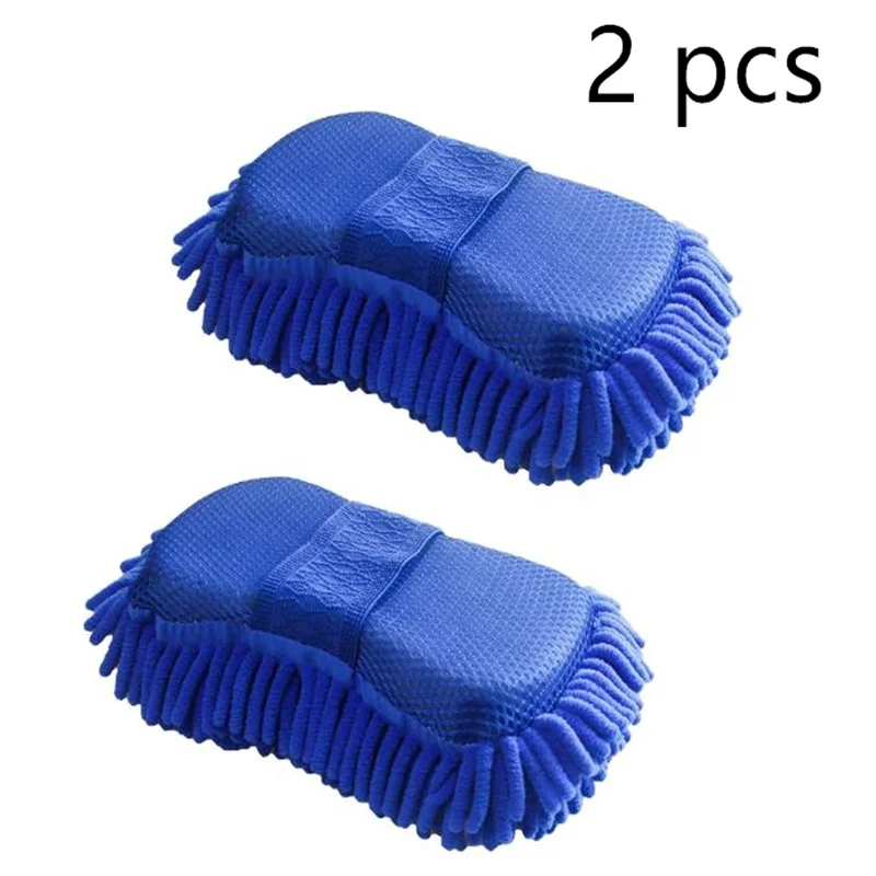 

Губка Для Мытья Автомобиля Из Микрофибры, Щетка Для Чистки Автомобиля, Не Царапающаяся, Инструмент Для Мытья Полов