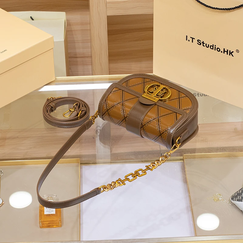 Женская сумка через плечо дизайнерская брендовая из натуральной кожи для женщин