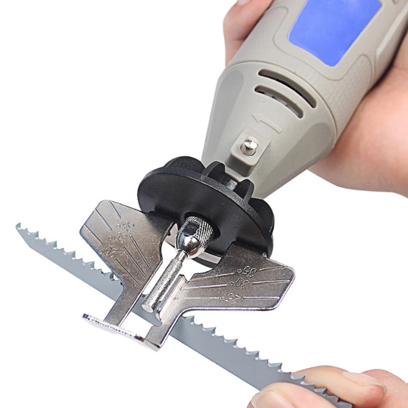 

Chain Saw Sharpening Attachment Rotary Power Drill Hand Sharpener Adapter Tool