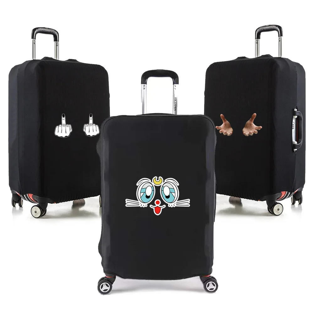 

Traveling Set Luggage Protection Stretch Cover 2022 New Chest Print Traveling Suitcase Covers for 18-28 Inch Travel Accessories