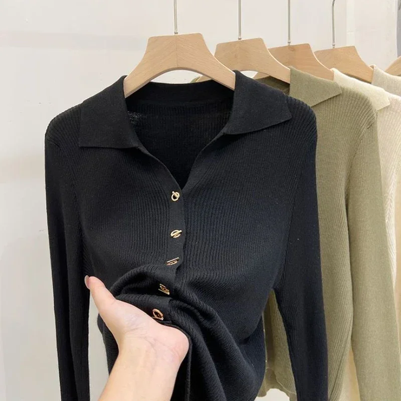 Вязаный кардиган женский тонкий винтажный повседневный свитер мягкий