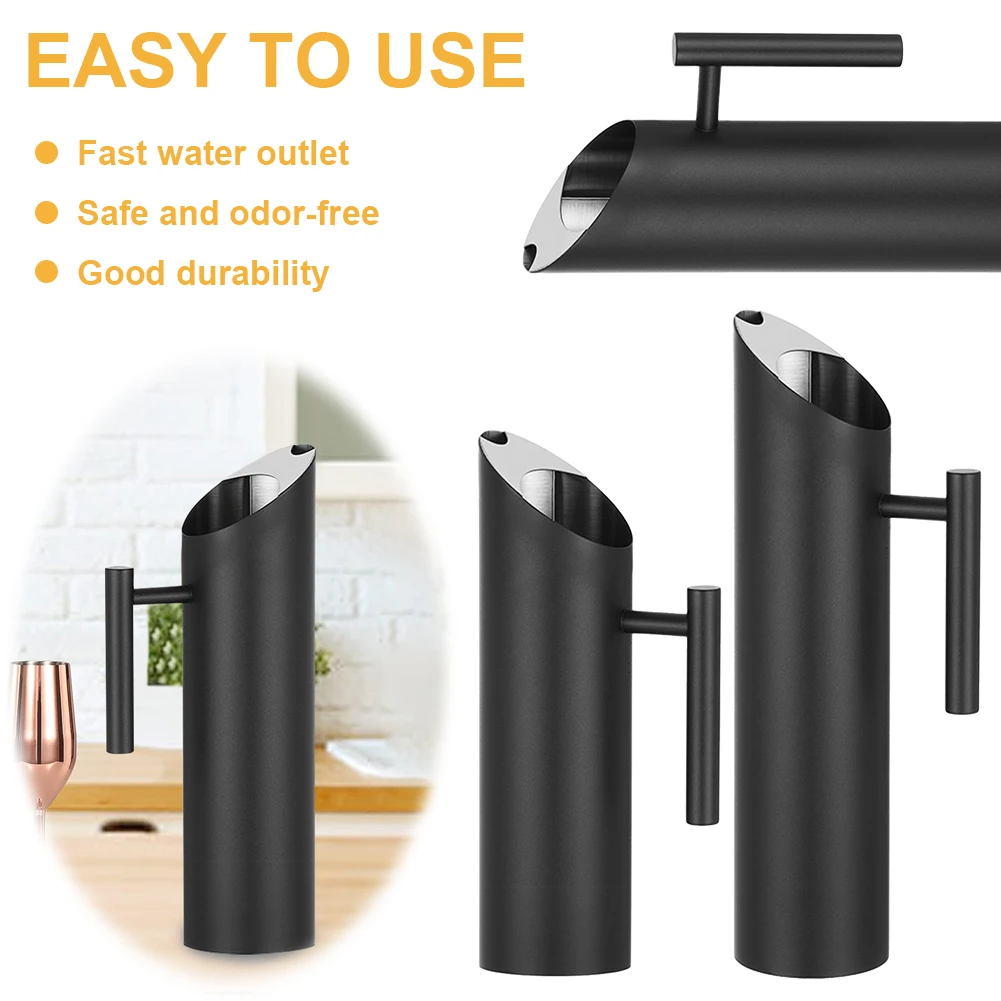 Кувшин для воды из нержавеющей стали кофейные горшки эргономичная ручка кувшин