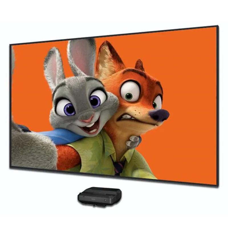 Проекционный экран Mivision 130 дюйма 133 дюйма 150 дюйма, новейший T Prism UST ALR, занавеска для проектора с отклоняющимся освесветильник ением, высокое ...