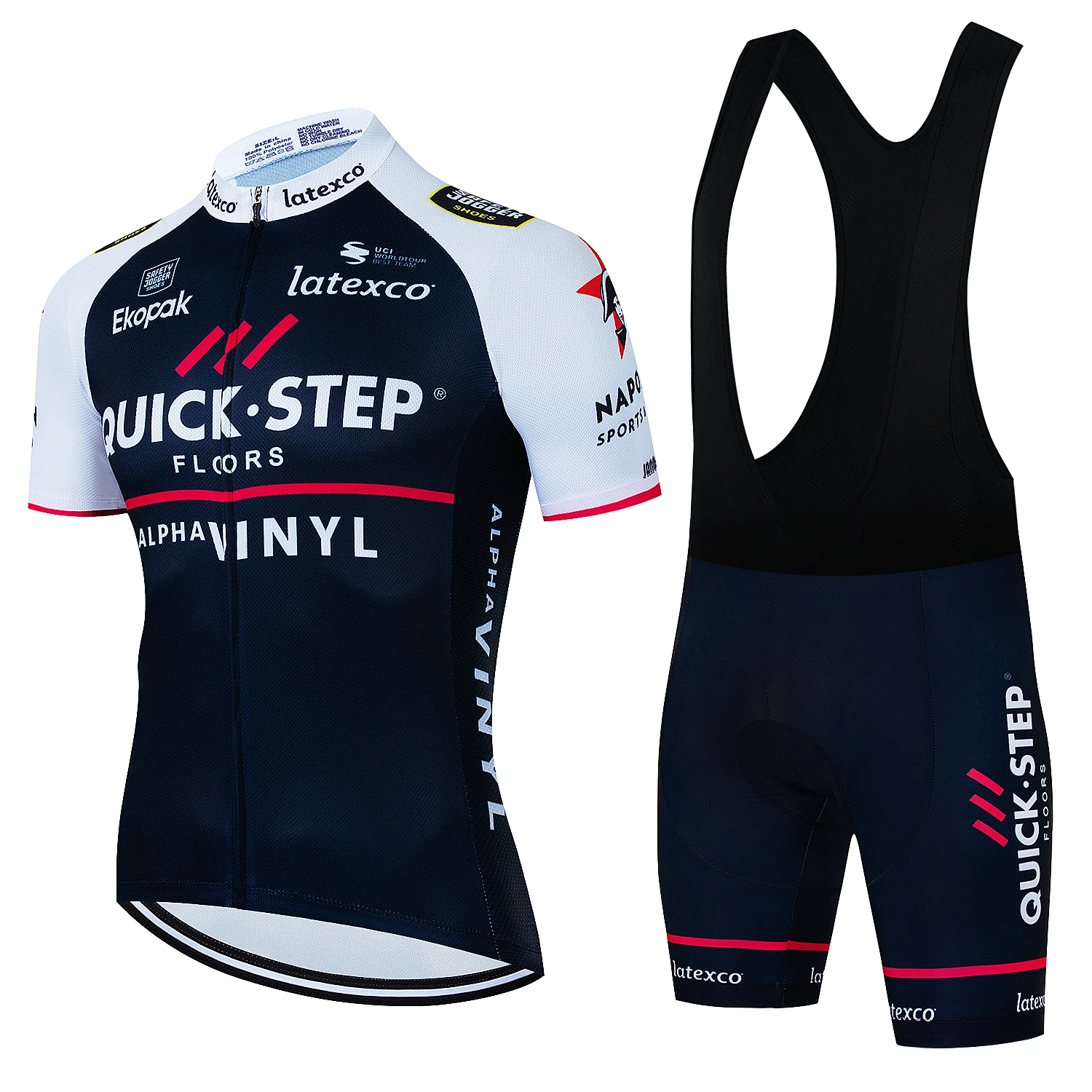 

2022 Summer Cycling Jersey Set Breathable 100% Polyester Racing Sport Bicycle Quick-Dry 19D Bib Gel Shorts Cycling Clothing