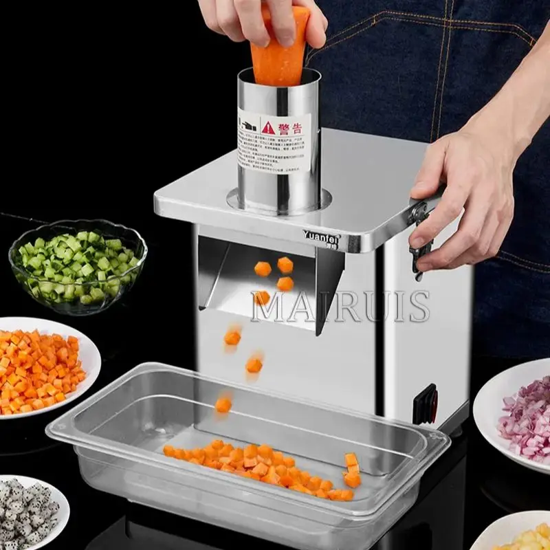 

Commercial Electric Potato Carrot Cucumber Slicing Shredding Dicing Machine 220V Automatic Vegetable Cutting Machine