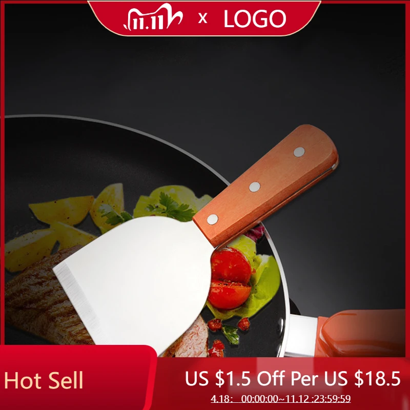 

Stainless Steel Metal Spatula Turner Flat Burger Pancake Pizza Grill Flipper For Barbecue/pizza/baking Kitchen Tools & Gadgets