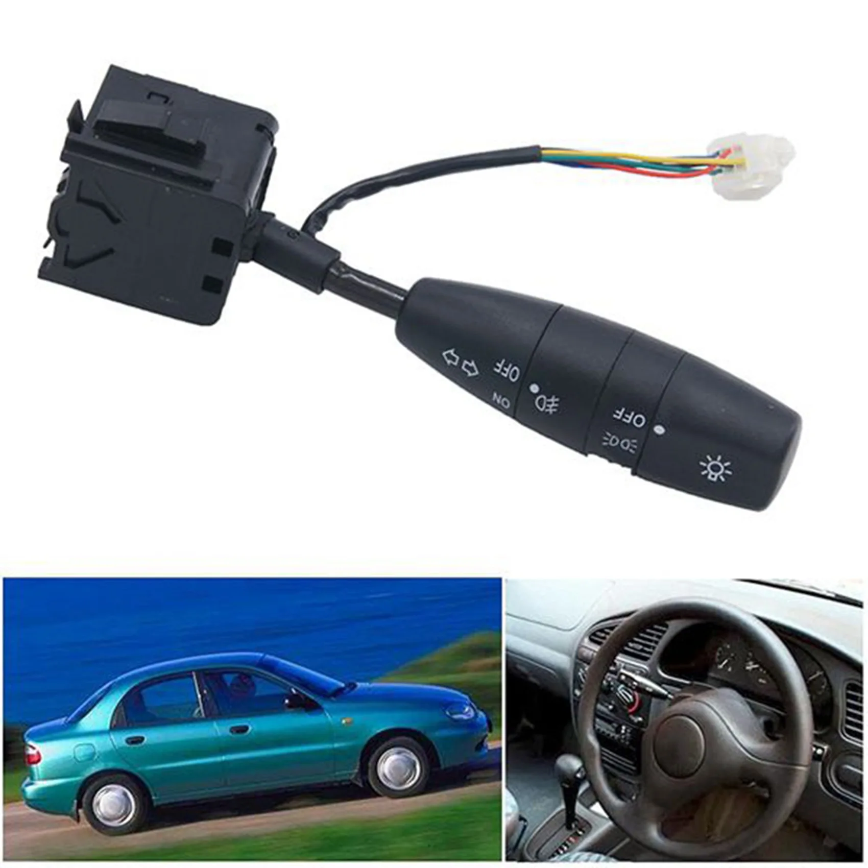 

Автомобиль 96242526 для DAEWOO CHEVROLET MATIZ 98-05 DAEWOO LANOS 97-02 стебель переключатель сигнала поворота и переключатель фары
