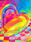 5D алмазная живопись любовь сердце полная квадратнаякруглая Алмазная мозаика Радуга Сердце Стразы Вышивка Подарок Украшение стен