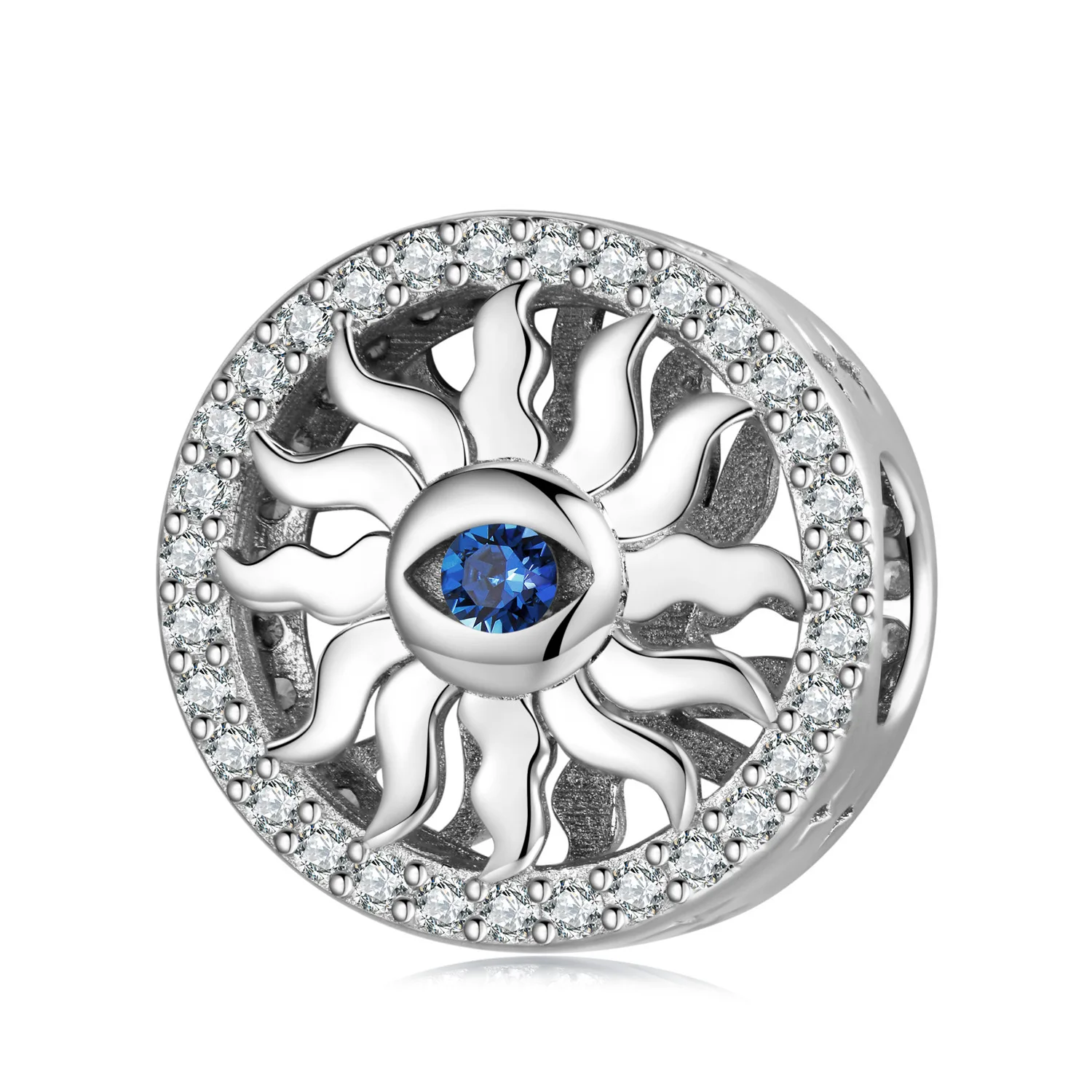 

2022 New 925 Sterling Silver Charms Eye Of The Demon Gothic New Pendant Necklace Jewelry charms Fit Pandora Women Birthday Gift