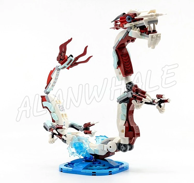 424 шт. супер истребитель битва в древней деревне десять колец китайский дракон 60097