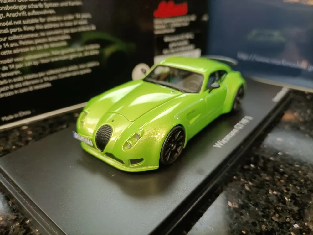 

Schuco 1 43 Wiesmann GT MF5 2012 green resin simulation sports car model