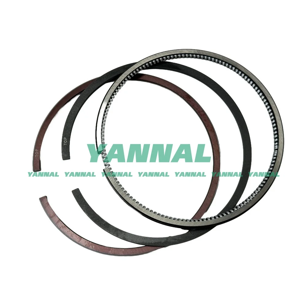 Для Yanmar 3 шт. 3TNV75 комплект поршневых колец детали двигателя экскаватора