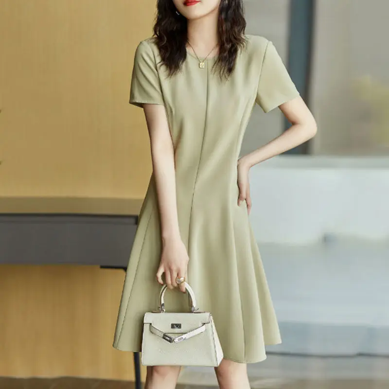 

Корейская мода, рубашка, милая трапециевидная фея, приталенная женская летняя одежда, женское летнее платье 2022, Элегантные повседневные платья для женщин