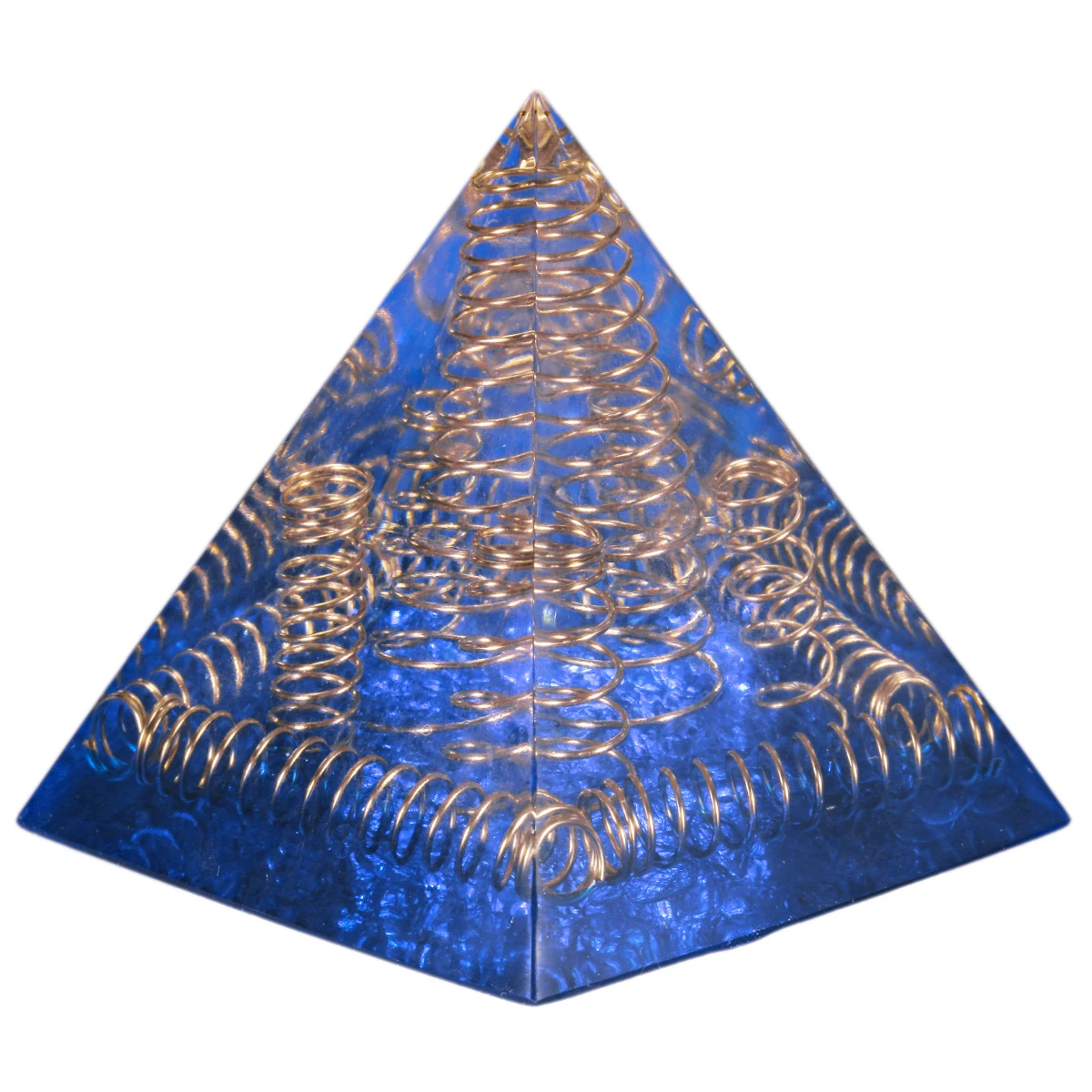 Healing Crystal Stone Orgone Energy Pyramid Generator Reiki Rock Quartz Stone For Yoga Meditation EMF Protection Home Decor