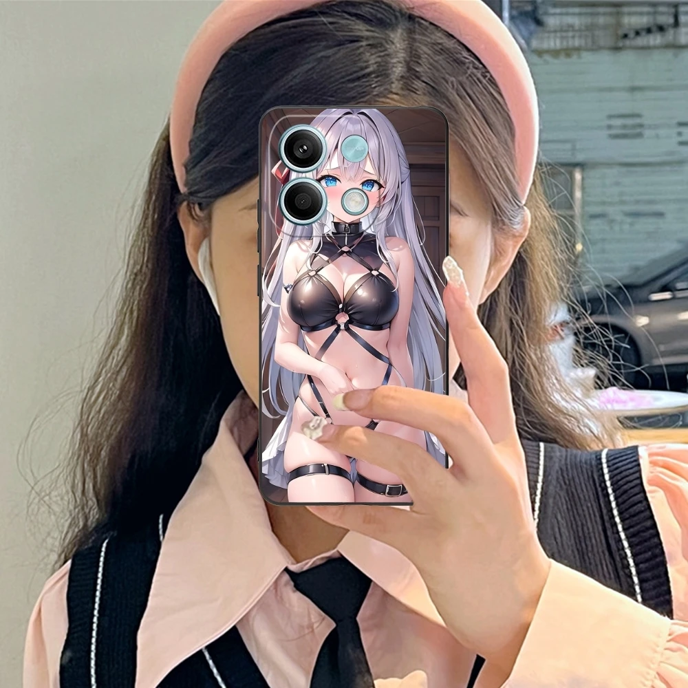 Чехол для мобильного телефона Alya San Aarya Xiaomi Redmi Note 13 12 11 10 9 8 7 6 S A Pro Lite Plus 5G черный