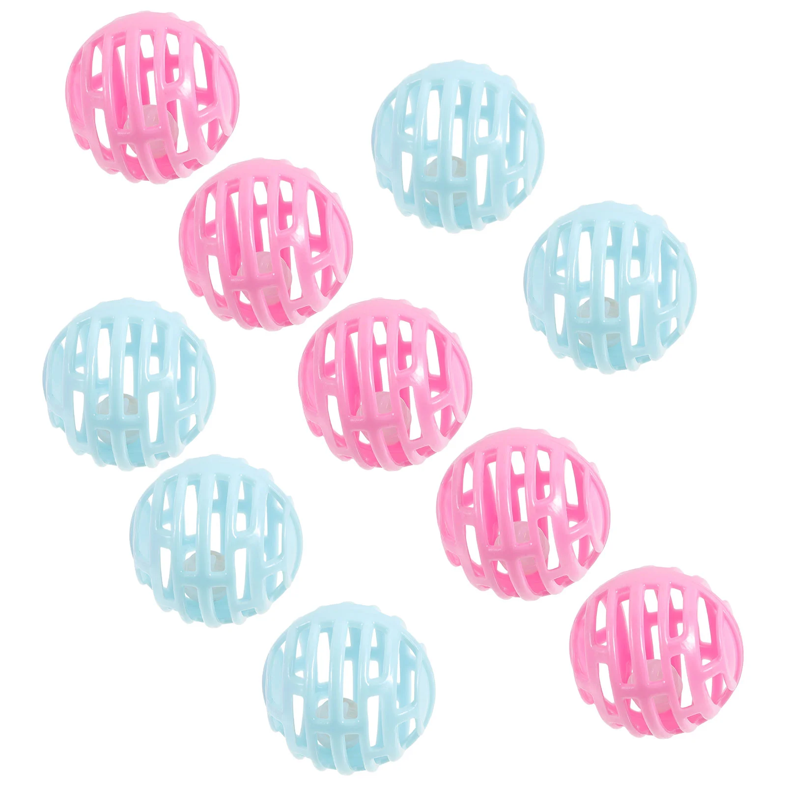 

10 Pcs Cat Scratching Ball Toy Balls Toys Indoor Cats Vocalize Bells Plastic Chase