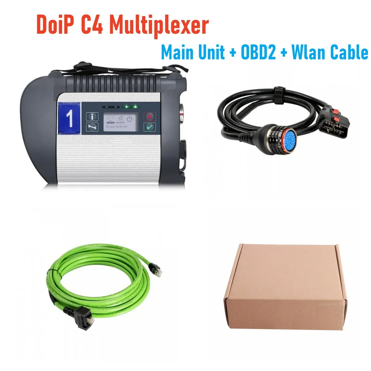 

2023 DoiP C4 мультиплексор для диагностики автомобиля и грузовика MB Star C4 Xentry DAS диагностический интерфейс