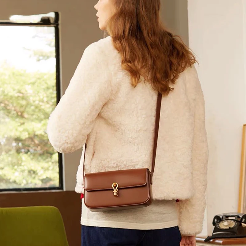 

Роскошная дизайнерская женская сумочка для пожилых, трендовые кожаные ретро сумки через плечо, кошелек для телефона, Высококачественная классическая сумка под подмышку