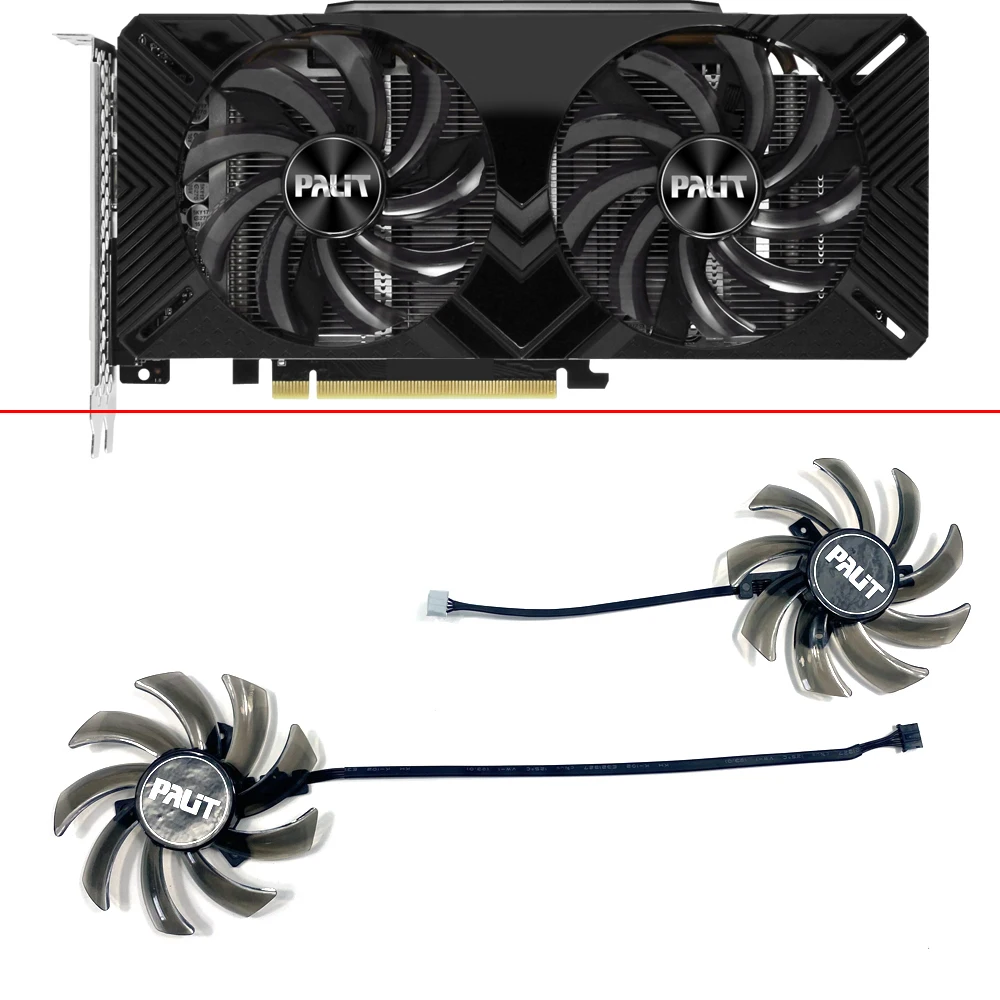 Охлаждающий вентилятор 85 мм GA91S2U FDC10H12S9-C 4PIN Nvidia RTX2070 GPU Fan для PNY Palit GTX 1660 1660 RTX 2060 SUPER 2070 Gamingpro