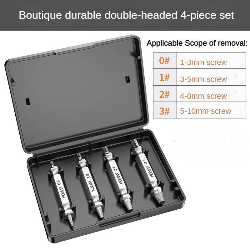 

Набор сверл для извлечения поврежденных винтов Deli