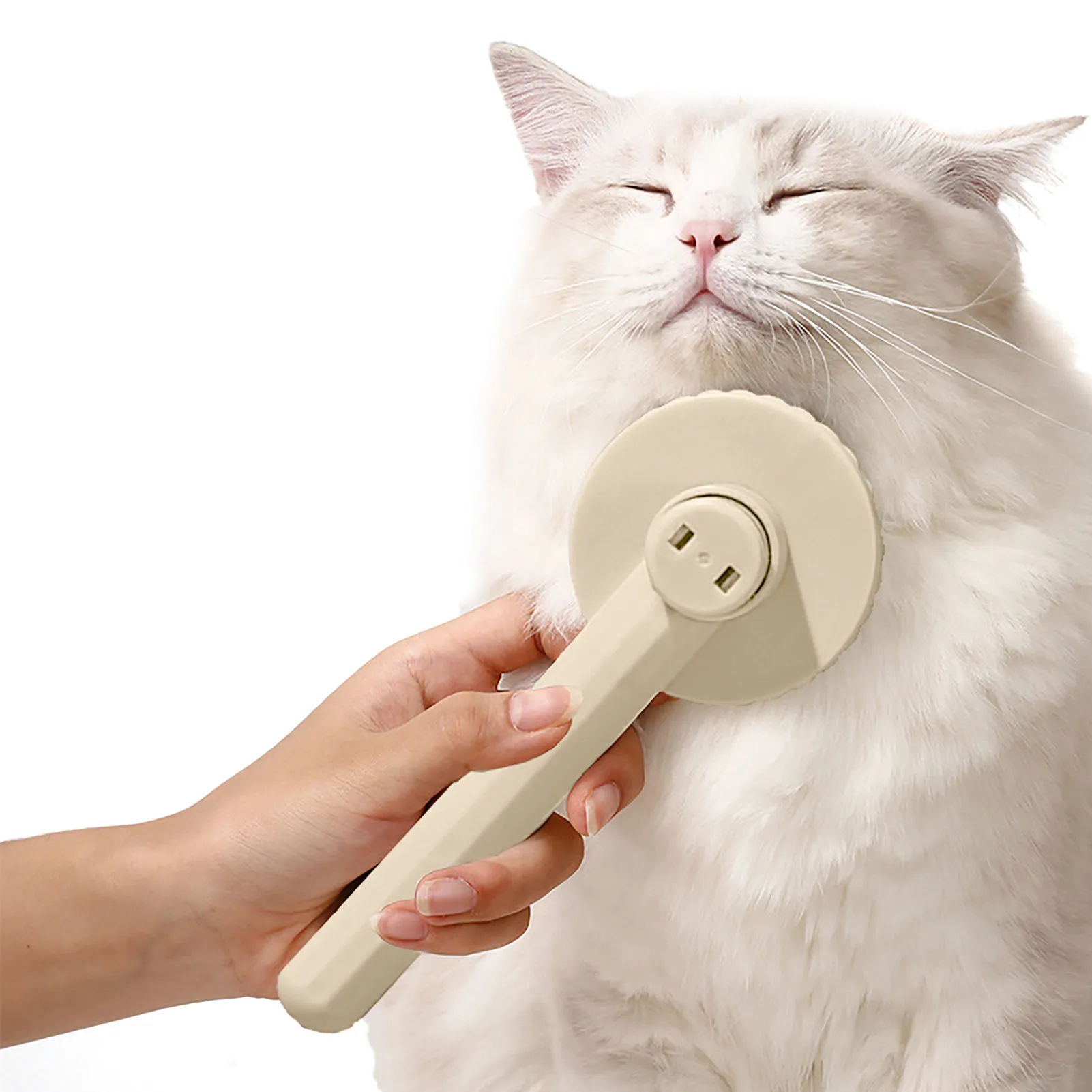 

Pet Brush Hair Massages Hair Massages Removes Undercoat Tangled Hair Mats And Tangled Hair Self-Cleaning Slicker Brush For Dogs