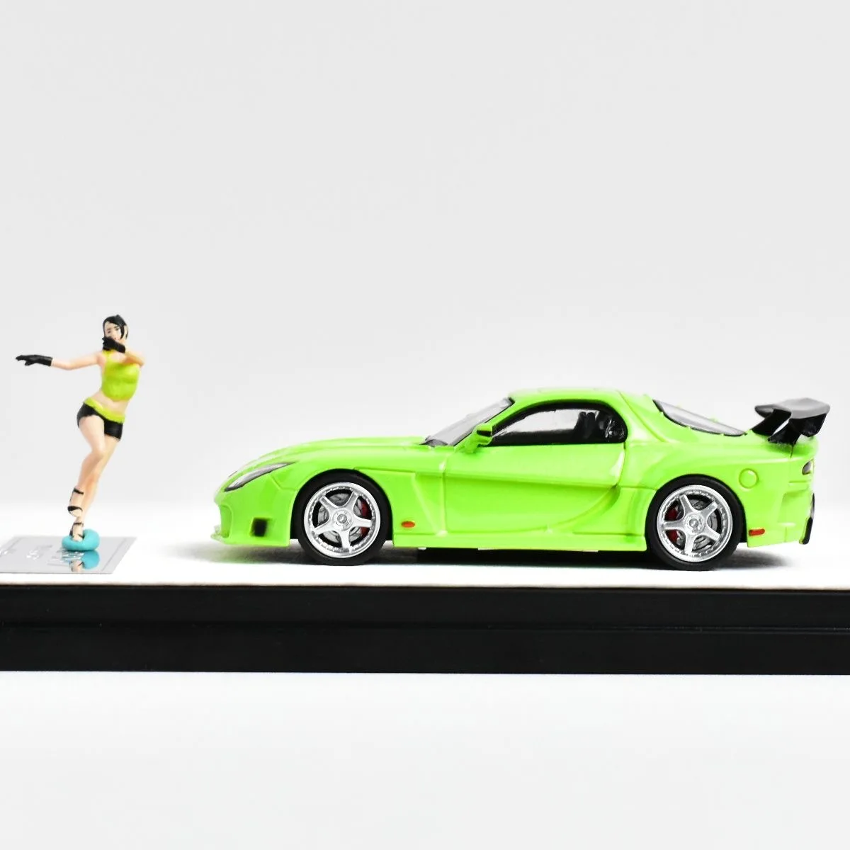 Time Micro 1:64 автомобиль Mazda RX-7 Veilside модель автомобиля из сплава декоративный