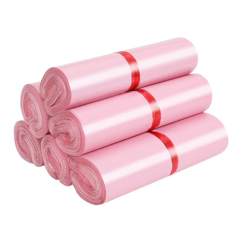 

Wholesale Custom printed Logo Eco-friendly 10x13 Mailing Envelope Express Matte Pink Poly Mailer Bags for Delivery Packaging