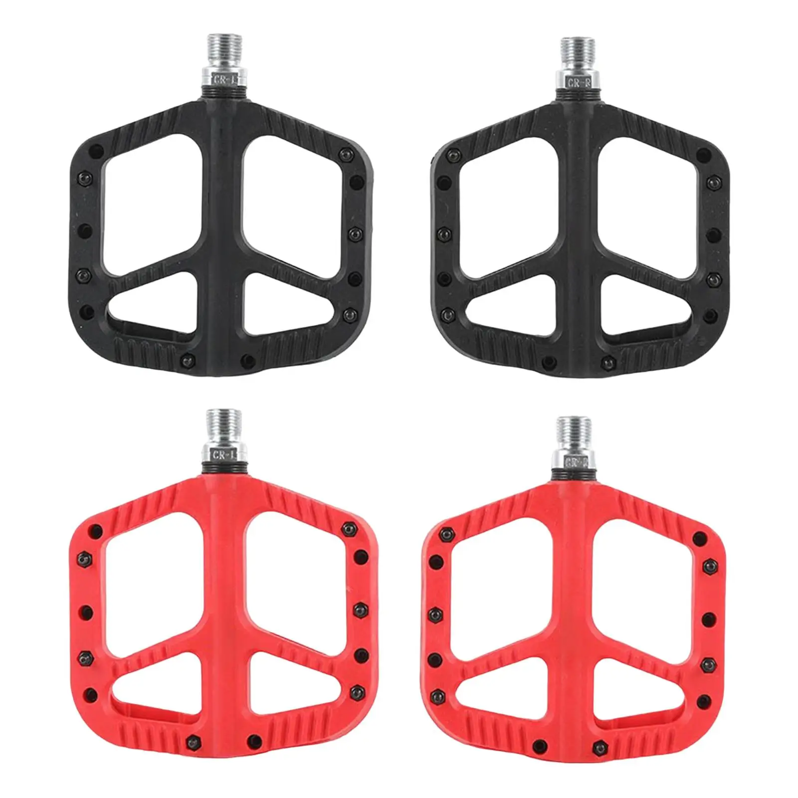 

2 шт. велосипедные педали велосипедные аксессуары Нескользящие гвозди подшипники DU педали