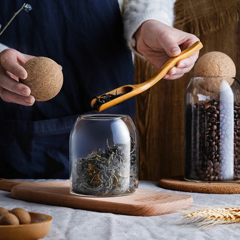 Креативная шаровая пробка герметичная банка бутылка для дозировки кофейных