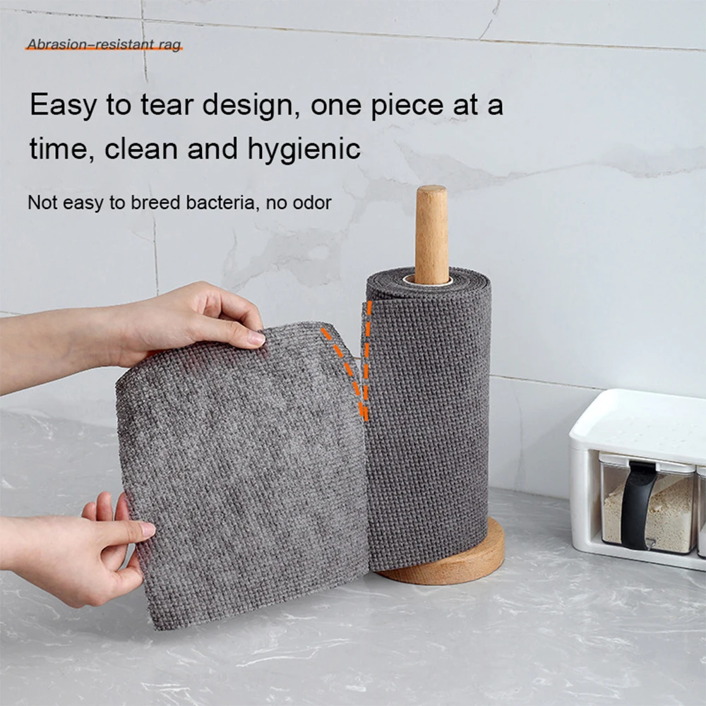 

Прочная салфетка для мытья посуды, эффективное одноразовое Впитывающее бумажное полотенце, популярная Очищающая салфетка, Экологически чистая, экономит время