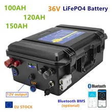 리튬 철 인산염 배터리, 전기 엔진, 모터용, 36V, 100AH, 120AH, 150AH, LiFePO4 배터리