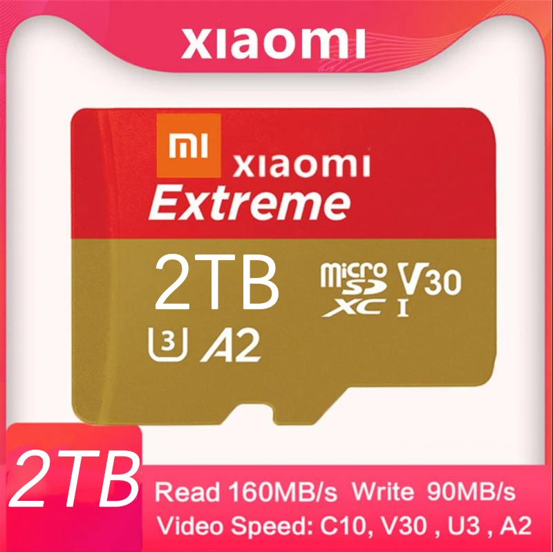 

XIAOMI высокоскоростная карта памяти Micro Sd, класс 10, 2,0 ГБ, 256 ГБ, 512 ГБ