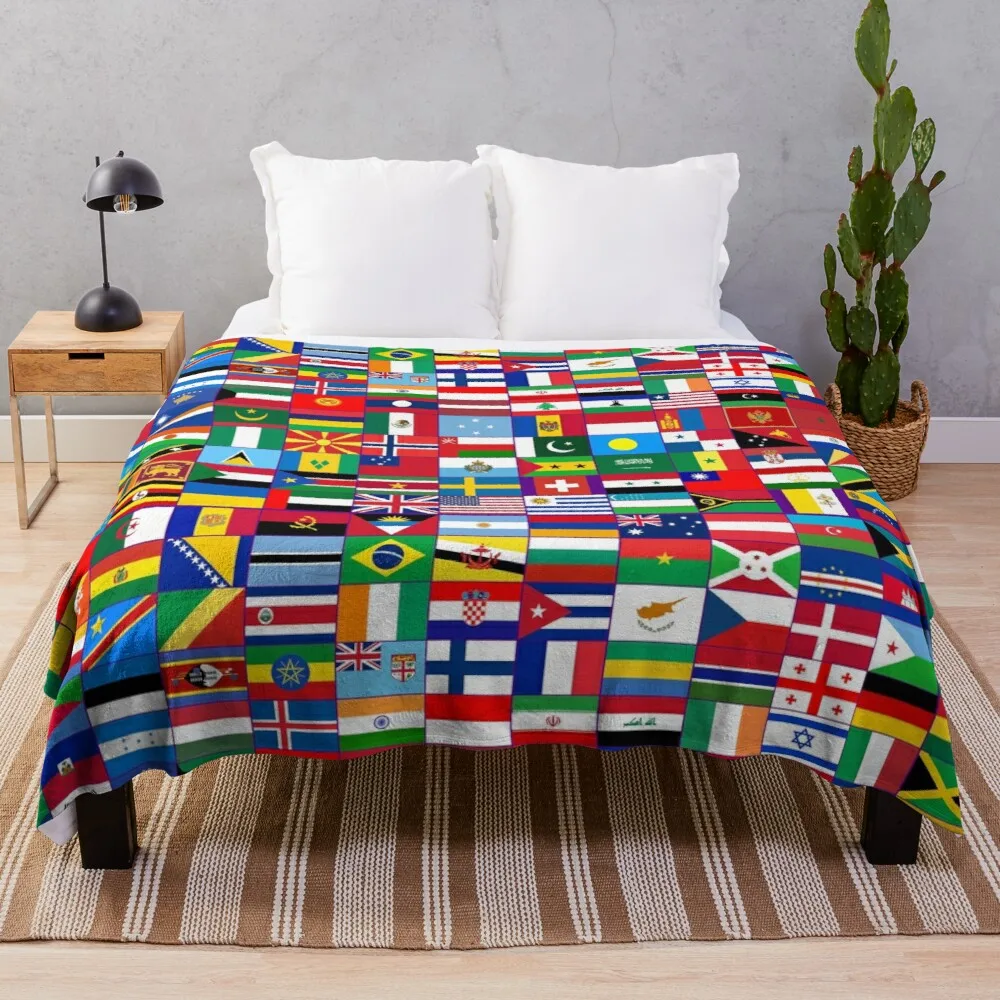 

Покрывало спальный мешок с флагами мира