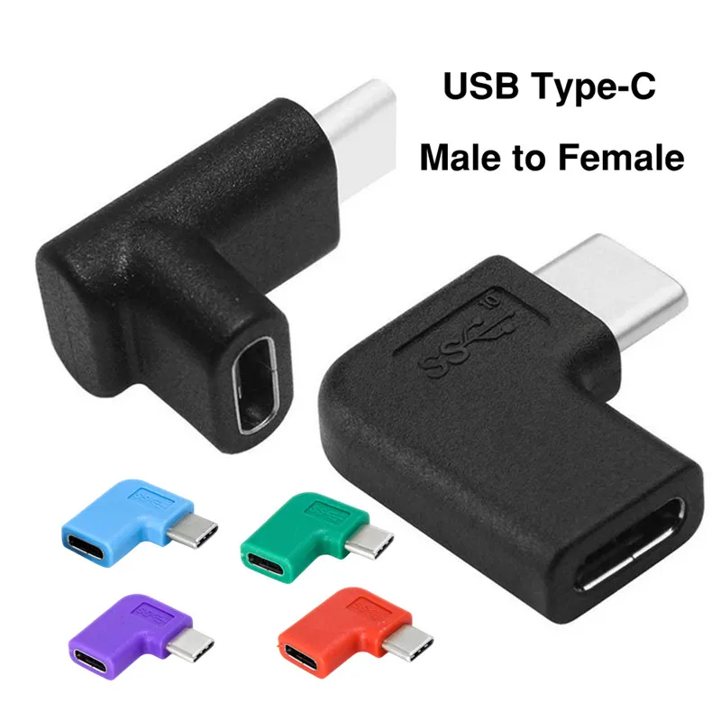 

Конвертер под прямым углом 90 градусов USB 3,1 Type C «штырь-гнездо»