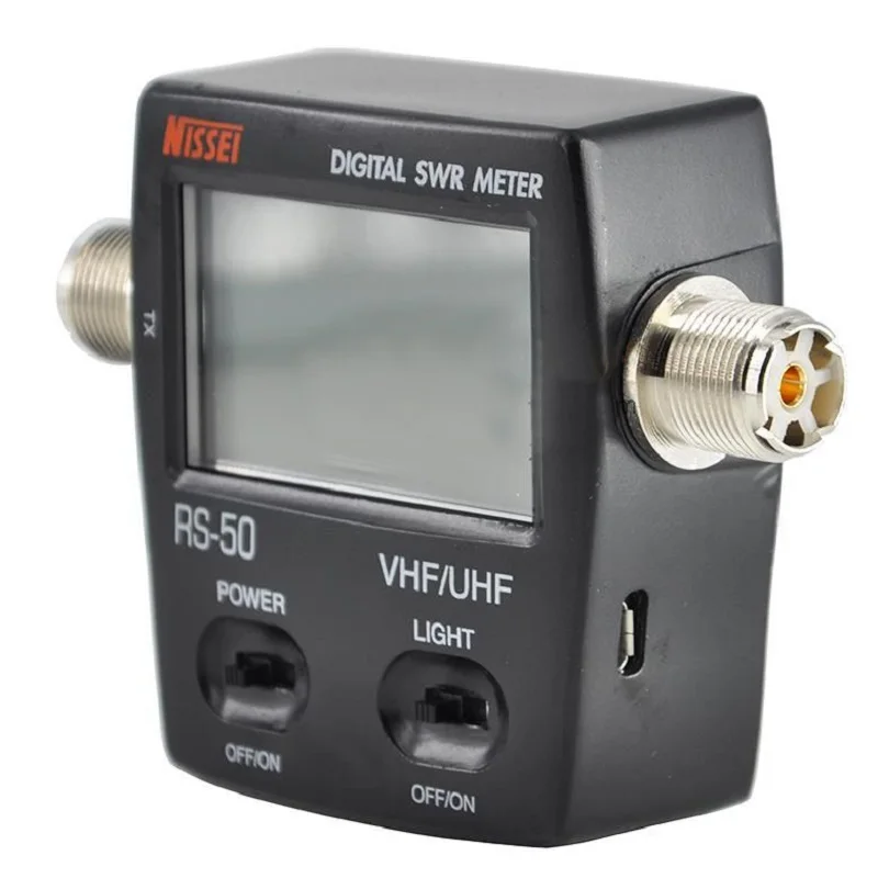 RS-50 цифровой счетчик SWR/Ватт NISSEI 125-525 МГц UHF/VHF M Тип коннектор для Baofeng TYT Kenwood