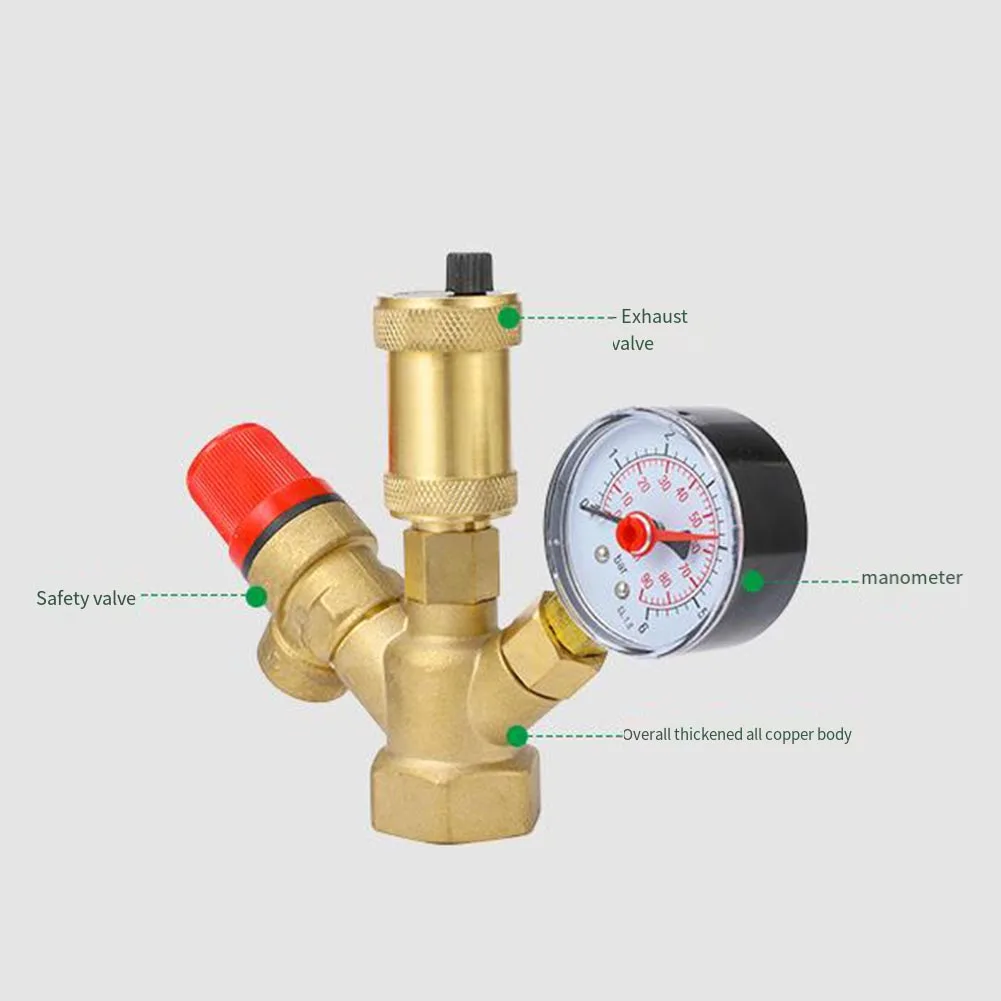 Предохранительный клапан HVAC Клапан сброса давления резервуара для воды