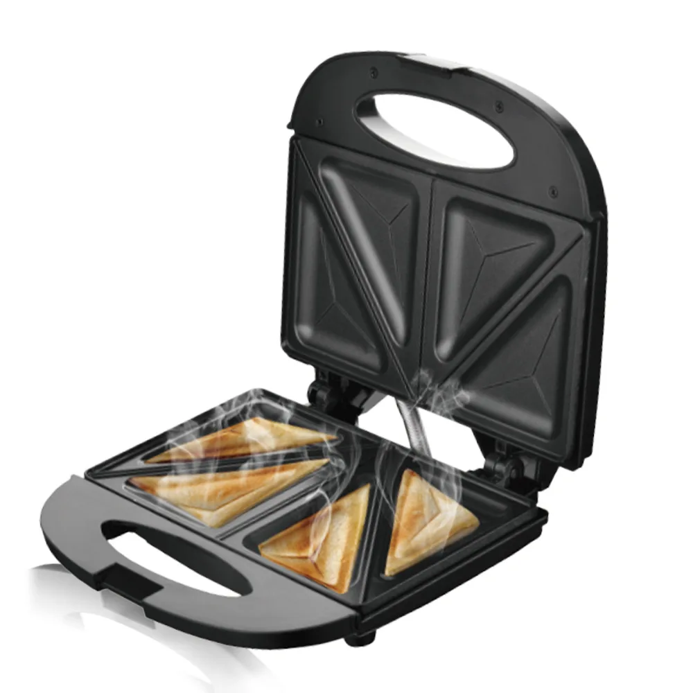 

European Double Side Heating Sandwich Machine Multi-Functional Toasted Bread Waffle Breakfast Machine