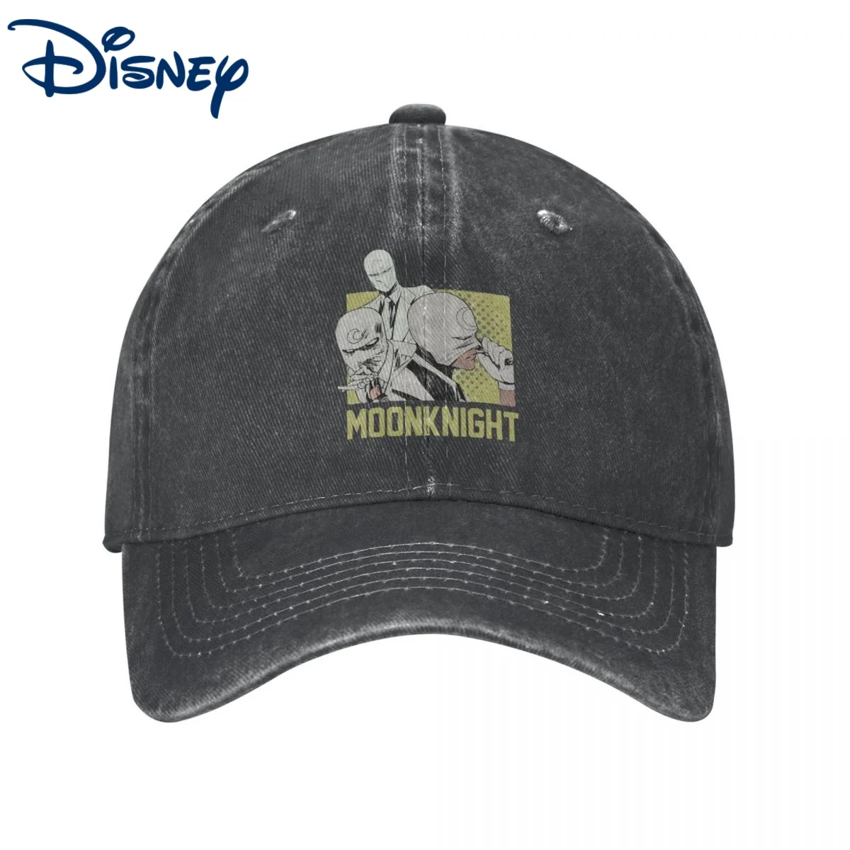 

Бейсболка унисекс из денима с эффектом потертости