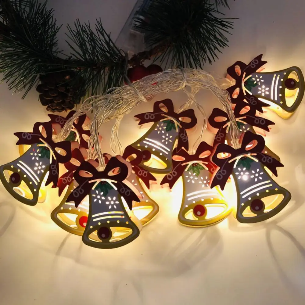 

Battery Power String Light Christmas Lights Home Party Decoration Navidad Led Lights Xmas Tree Snowman Santa Claus Fairy Light