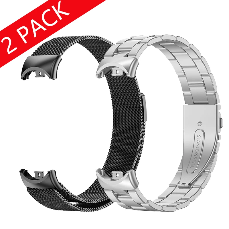 

2 шт., металлические браслеты для Xiaomi Mi Band 8