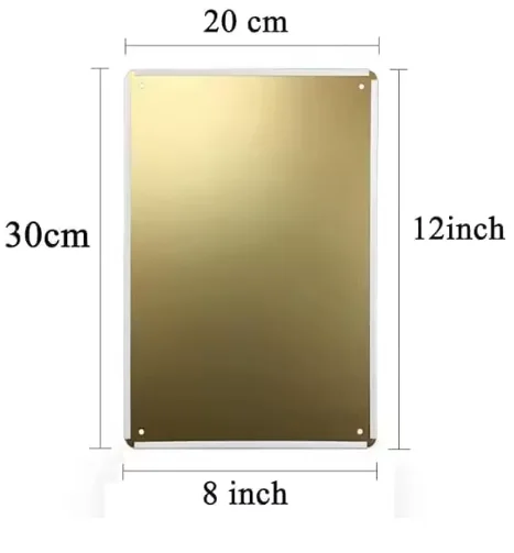 Правила дальности 8x12 Металлическая настенная вывеска Журнальные скаты