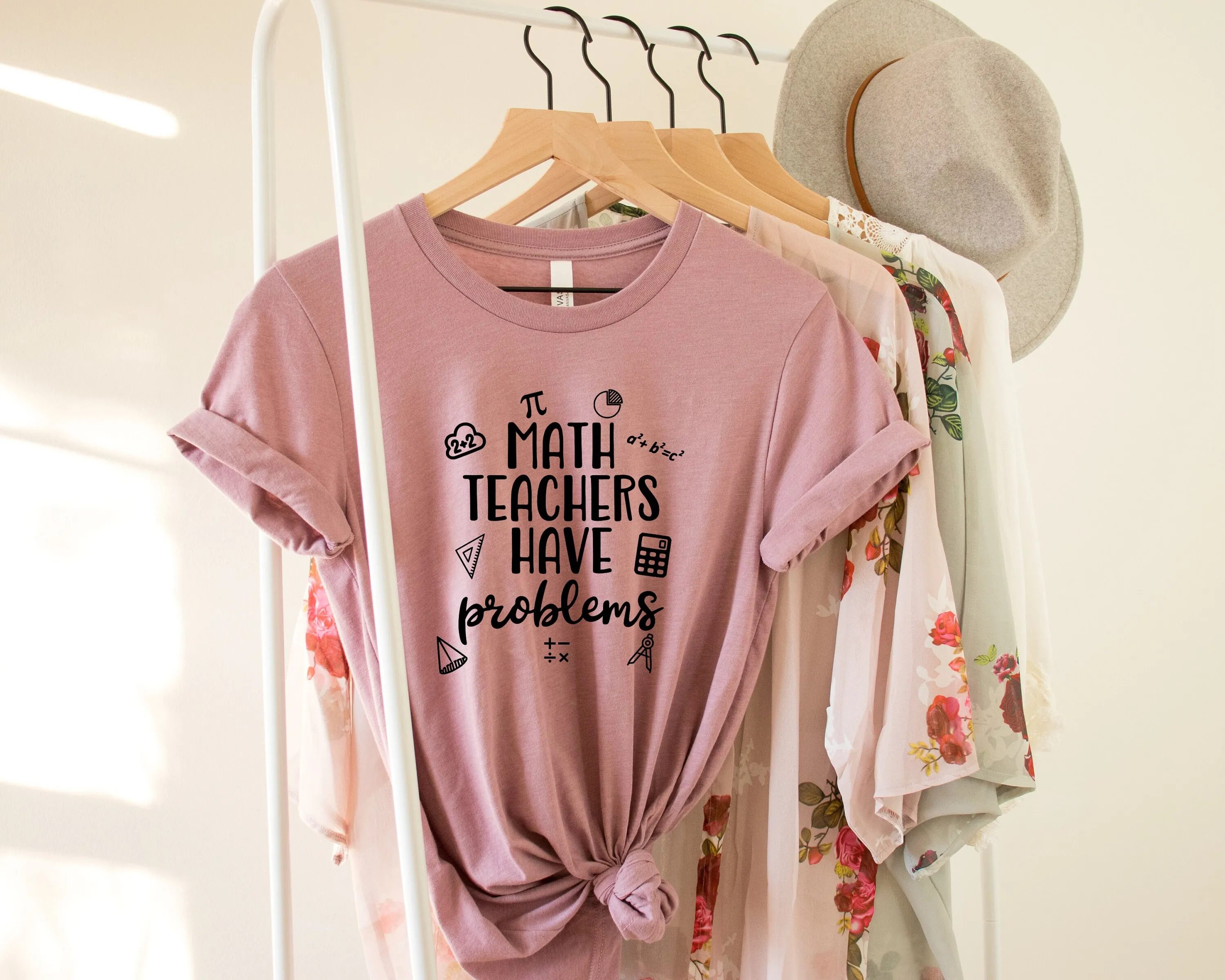 Забавная футболка для учителя математики с проблемами